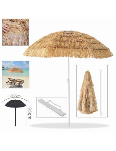 SOMBRILLA DE PLAYA COCO CON BOLSA TRANSPORTE