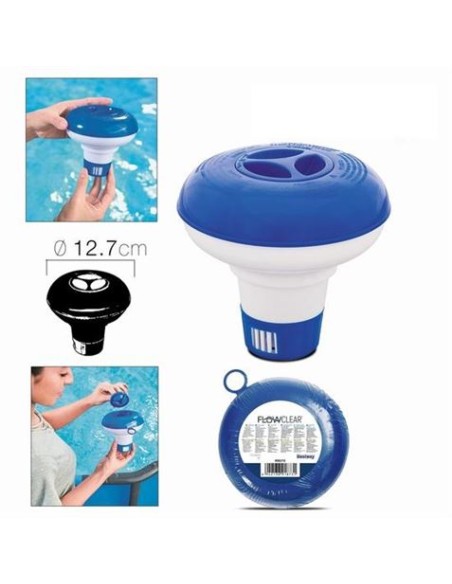 DISPENSADOR DE CLORO FLOTANTE DIÃMETRO 12.7CM BESTWAY