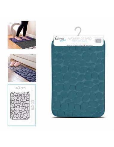 ALFOMBRA DE BAÃ‘O 40X60CM PIEDRA AZUL URBAN LIVING