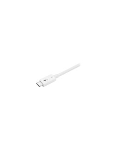 StarTech.com Cable de 0.5m Thunderbolt 3 Cable Compatible con USB-C y DisplayPort - Blanco 2