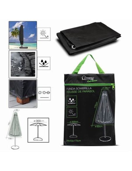 FUNDA PROTEGE SOMBILLA 28X50X175CM
