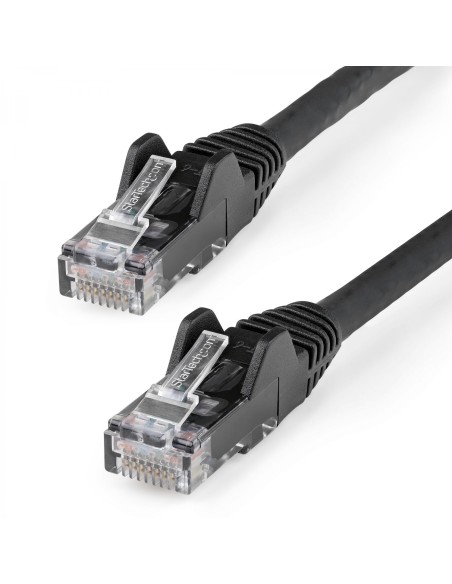StarTech.com N6LPATCH15MBK cable de red Negro 15 m Cat6 U/UTP (UTP)