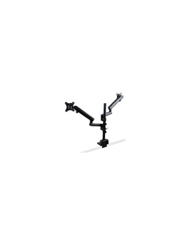 StarTech.com Brazo de Soporte para Dos Monitores - Base Soporte de Movimiento Articulado y Altura Ajustable para 2 Monitores VES