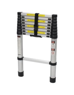ESCALERA EXTENSIBLE ALUMINIO 8 PELDAÃ‘OS 2.6 METROS MADER 2