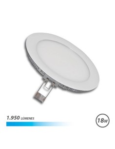 DOWNLIGHT EMPOTRAR ULTRAPLANO LED LUZ FRIA 18W 1950LM ELBAT