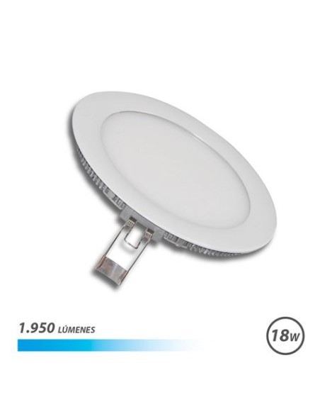DOWNLIGHT EMPOTRAR ULTRAPLANO LED LUZ FRIA 18W 1950LM ELBAT