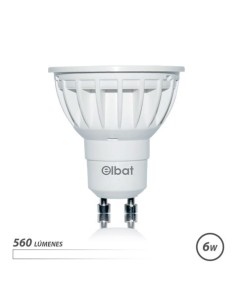 BOMBILLA LED GU10 | 6W | 560LM | LUZ BLANCA | ELBAT