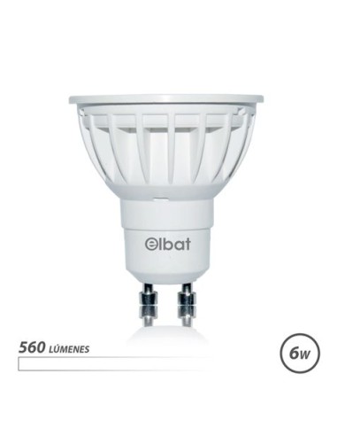 BOMBILLA LED GU10 | 6W | 560LM | LUZ BLANCA | ELBAT