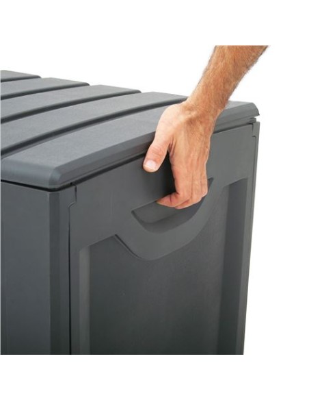 BAUL RESINA NEGRO 340LITROS 57X118X53CM