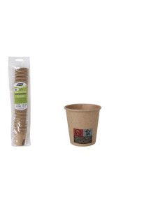 SET 50 VASOS CARTON KRAFT 80CC ALGON