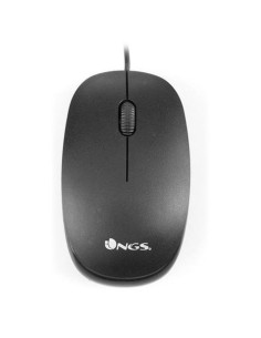 RATON CON CABLE FLAME OPTICO USB NEGRO NGS 2