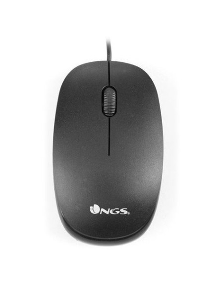 RATON CON CABLE FLAME OPTICO USB NEGRO NGS