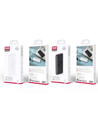 POWERBANK PR187 10000MAH | TIPO C 20W + USB | QC 22.5W NEGRA XO