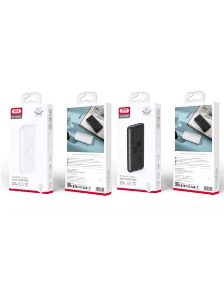 POWERBANK PR187 10000MAH | TIPO C 20W + USB | QC 22.5W NEGRA XO