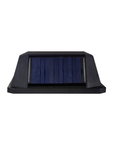 APLIQUE LED SOLAR 150LM ILUMINACIÃ“N 3 CARAS NEGRO ELBAT