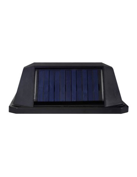 APLIQUE LED SOLAR 150LM ILUMINACIÃ“N 3 CARAS NEGRO ELBAT