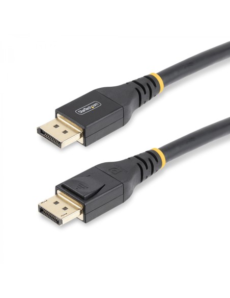 StarTech.com Cable de 15m DisplayPort 1.4 Certificado por VESA - Cable DisplayPort DP8K con HBR3 - HDR10 - MST - DSC 1.2 - HDCP 