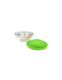 PACK 5 BOLES DE CRISTAL CON TAPA VERDE JOCCA 2