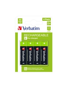 Verbatim 49517 pila domÃ©stica BaterÃÂ­a recargable AA NÃÂ­quel-metal hidruro (NiMH)