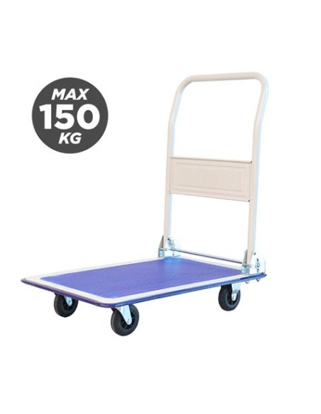 CARRETILLA METALICA PLEGABLE CON RUEDAS MAX 150KG 810X470MM BLIM