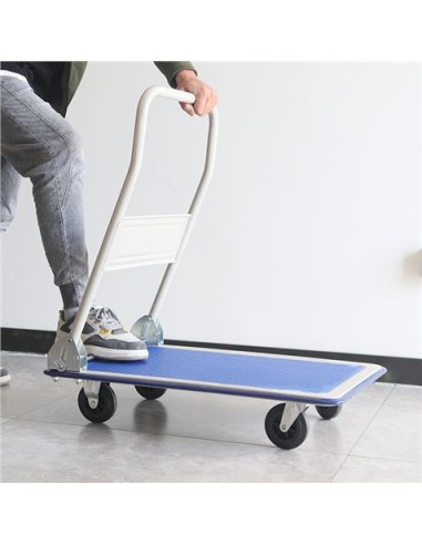 CARRETILLA METALICA PLEGABLE CON RUEDAS MAX 150KG 810X470MM BLIM
