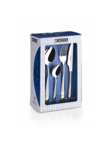 SET 24 CUBIERTOS ACERO INOX TRIESTE MONIX