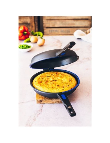 SARTEN TORTILLERO ALUMINIO FUNDIDO 24CM DOBLE TWIN SOLID+ MONIX