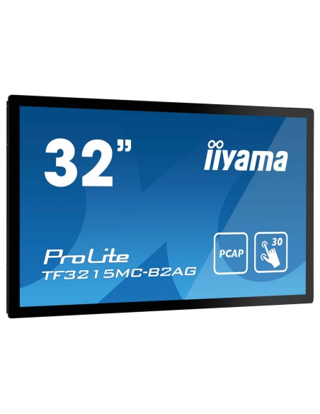 iiyama ProLite TF3215MC-B2AG pantalla para PC 80 cm (31.5") 1920 x 1080 Pixeles Full HD LED Pantalla tÃ¡ctil Quiosco Negro