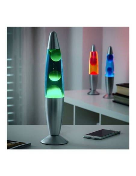 LAMPARA DE LAVA DECORATIVA 25W VERDE INNOVAGOODS