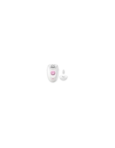Braun Silk-Ã©pil 1 1-010 depiladora 20 pinzas Rosa, Blanco