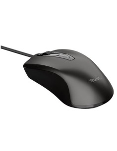RATON OPTICO BASICS 3 BOTONES NEGRO 1200 DPI TRUST