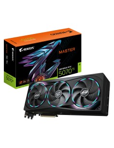GIGABYTE AORUS GeForce RTX 5070 Ti MASTER 16G Tarjeta GrÃ¡fica - 16GB GDDR7, 256 bits, PCI-E 5.0, XXXX MHz Core Clock, 3 x DP 2.