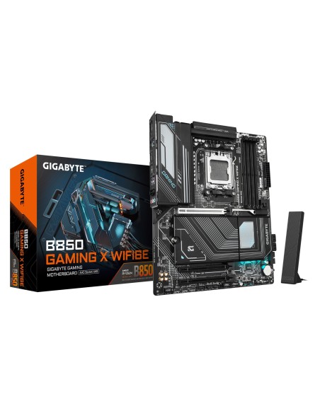 GIGABYTE B850 GAMING X WIFI6E Placa Base - Procesadores AMD Ryzen Serie 9000, VRM digital de 12+2+2 fases, hasta 8200MHz DDR5 (O