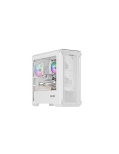 GENESIS Irid 503 Mini Tower Transparente, Blanco