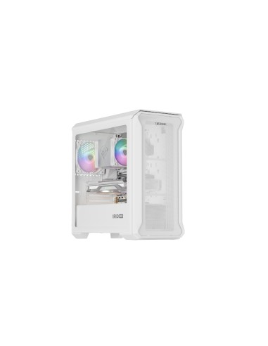 GENESIS Irid 503 Mini Tower Transparente, Blanco