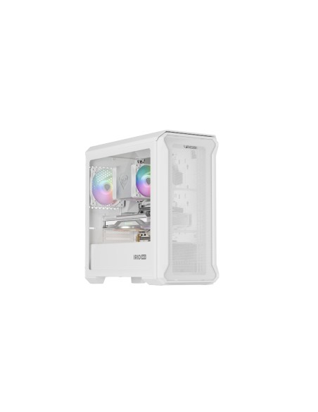 GENESIS Irid 503 Mini Tower Transparente, Blanco