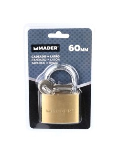 CANDADO LATON, 60MM MADER