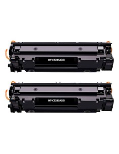 PACK 2 CARTUCHOS TONER COMPATIBLE HP 285A 2K