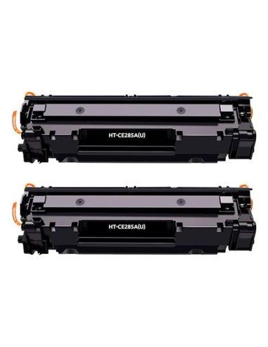 PACK 2 CARTUCHOS TONER COMPATIBLE HP 285A 2K