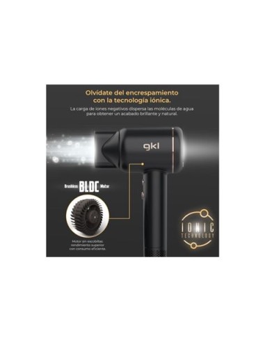 SECADOR DE PELO PROFESIONAL 1600W IÃ“NICO CON DISPLAY GKL
