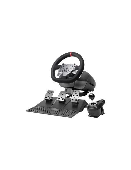 Mars Gaming MWHRSX mando y volante Negro Volante + Pedales AnalÃ³gico/Digital Android, PC, PlayStation 4, Xbox Series S, Xbox Se