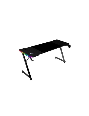 Mars Gaming MGD-X160RGB, Mesa Gaming ErgonÃ³mica, IluminaciÃ³n ARGB con Mando, Fibra de Carbono, Alfombrilla XXL, Soporte Auricu