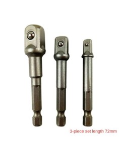 KIT 3 ADAPTADORES 1/4\" HEXAGONAL A 1/4\"-3/8\"-1/2\" BLIM 2