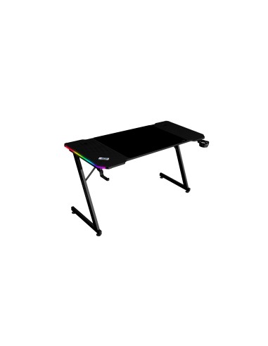 Mars Gaming MGD-X140RGB, Mesa Gaming ErgonÃ³mica, IluminaciÃ³n ARGB con Mando, Fibra de Carbono, Alfombrilla XXL, Soporte Auricu