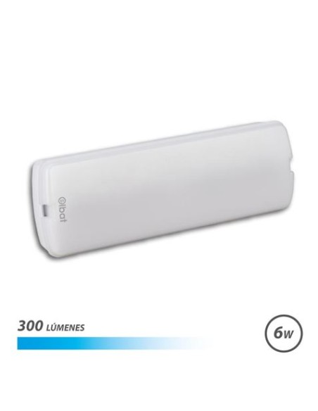 LUZ DE EMERGENCIA 300LUMENS 6000K ELBAT