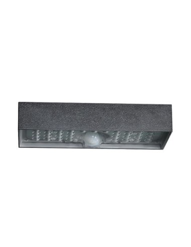 APLIQUE LED SOLAR MODERN 6W 800LM NEGRO ELBAT