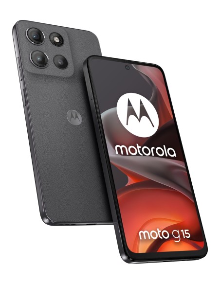 Motorola moto g15 17,1 cm (6.72") SIM doble Android 15 4G USB Tipo C 8 GB 512 GB 5200 mAh Gris