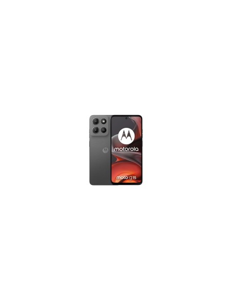 Motorola moto g15 17,1 cm (6.72") SIM doble Android 15 4G USB Tipo C 8 GB 512 GB 5200 mAh Gris