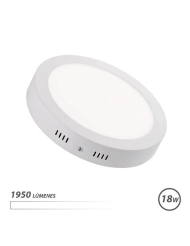 DOWNLIGHT CIRCULAR SOBRE PARED LED 18W 1950LM LUZ BLANCA ELBAT