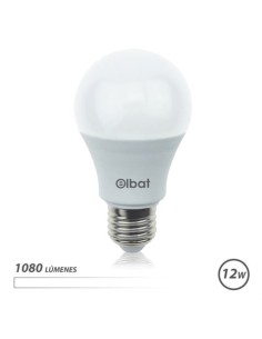 BOMBILLA LED A60 | 12W | 1080LM | E27 | LUZ BLANCA | ELBAT